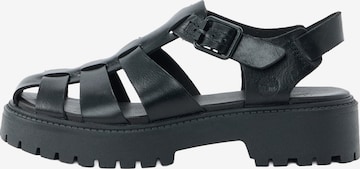 Sandales à lanières 'Fisherman' TIMBERLAND en noir : devant