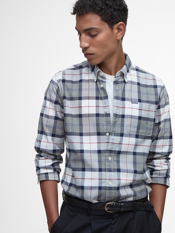 Barbour Regular fit Button Up Shirt 'Lewis' in Green