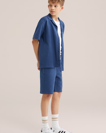 WE Fashion Comfort Fit Hemd in Blau