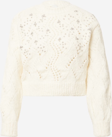 River Island Sweater in Beige: front