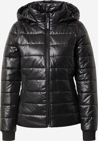 Calvin Klein Regular Between-Season Jacket in Black: front