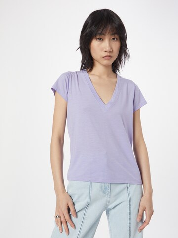 IRO Majica 'HINTA' | vijolična barva: sprednja stran