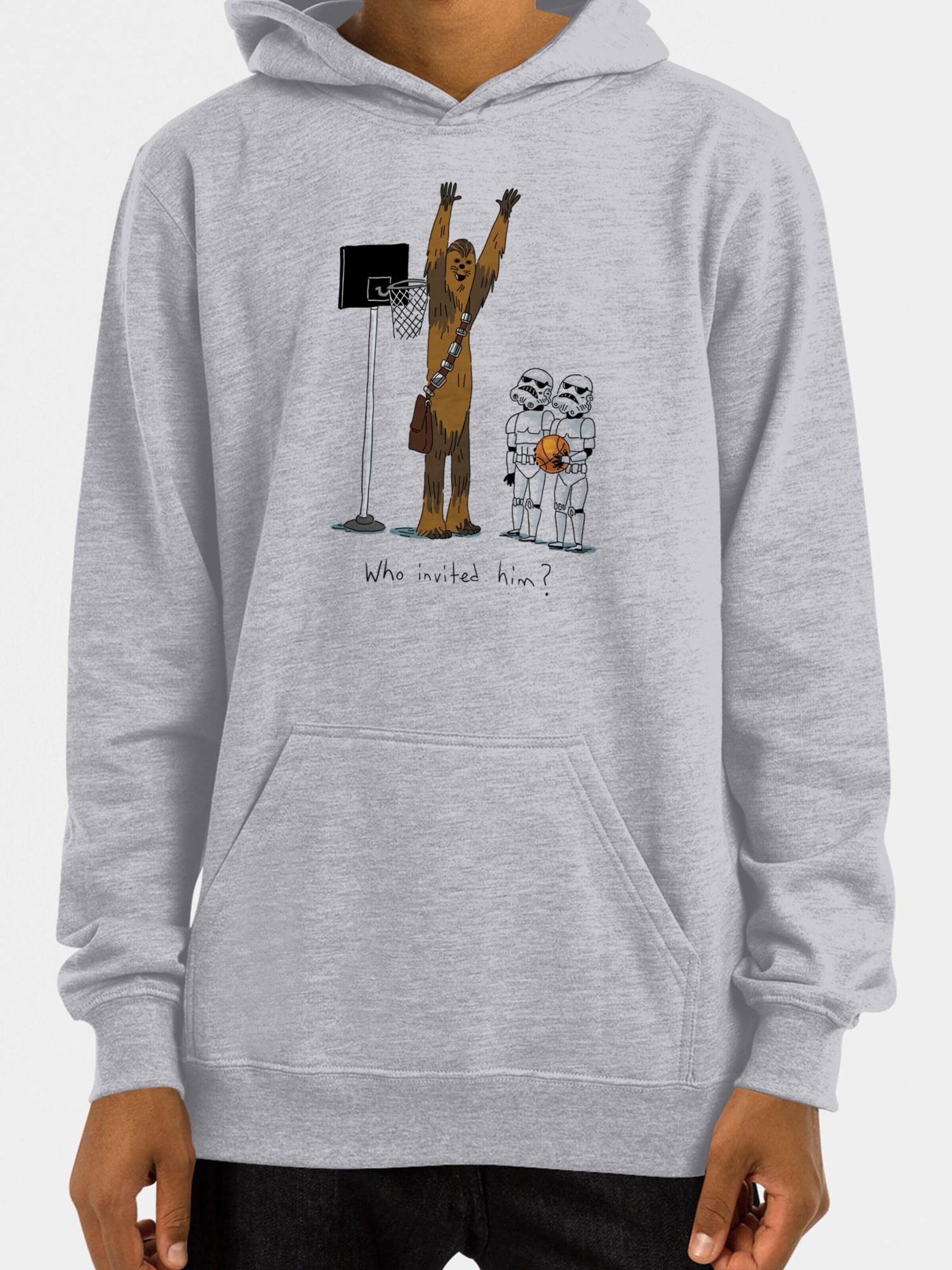 STAR WARS Sweatshirt in Grey: front