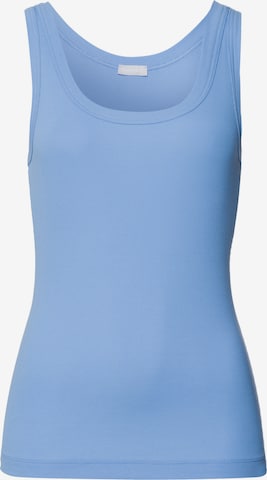 Hanro Top 'Sleep & Lounge' in Blauw: voorkant