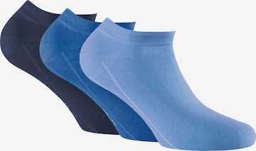 Rohner Socks Enkelsokken in Blauw: voorkant