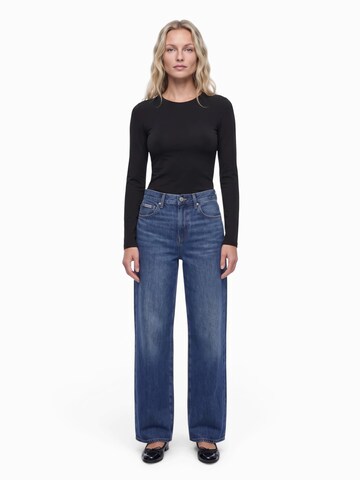 Wide Leg Jean Calvin Klein Jeans en bleu