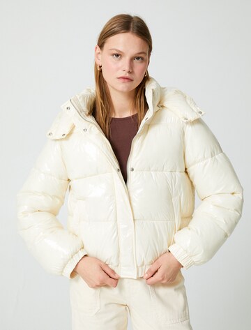 Koton Between-season jacket in Beige: front