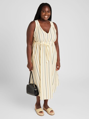ABOUT YOU Curvy Dress 'Lina' in Yellow