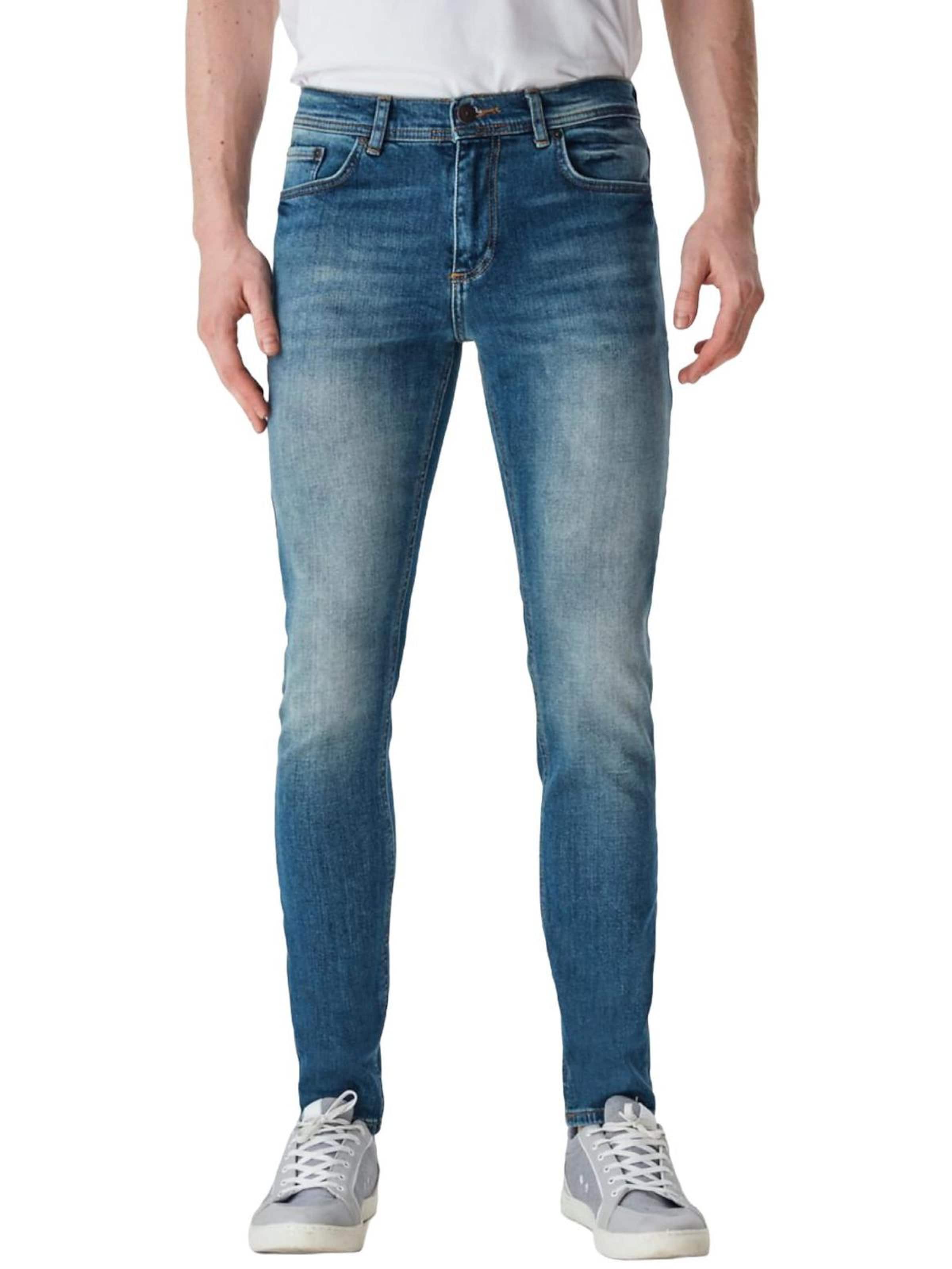 LTB Jeans - Skinny Vaquero 'LTB Jeans Herren Jumy Super Skinny Jeanshose mit mittelhohem Bund' en azul