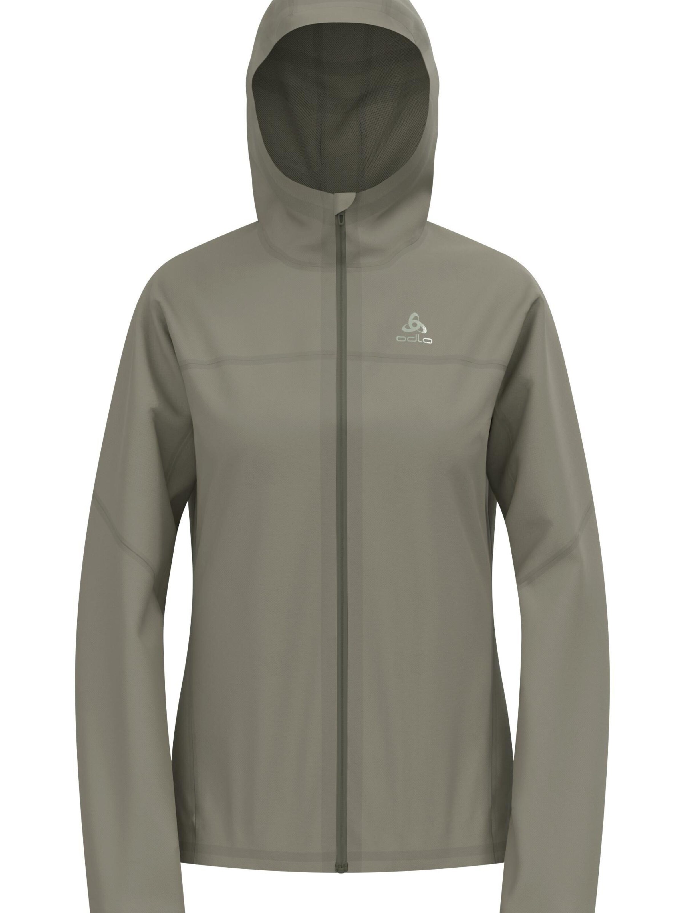 Veste de sport 'X-ALP WATERPROOF' ODLO en marron : devant