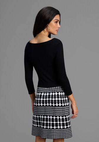 Bruno Banani LM Strickkleid in Schwarz