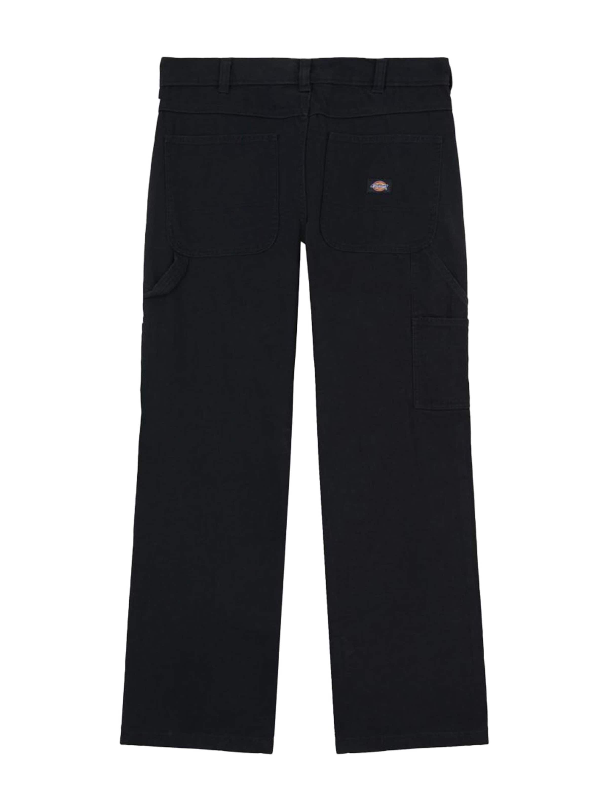 DICKIES Regular Broek 'CARPENTER' in Zwart
