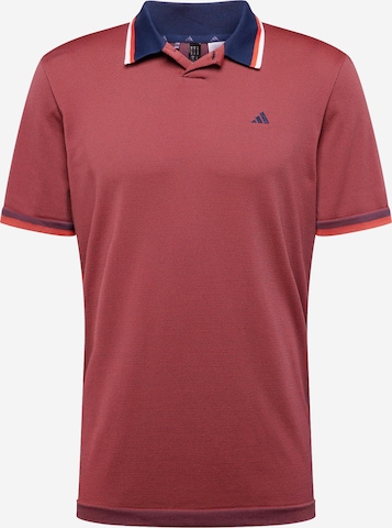 T-Shirt fonctionnel ADIDAS GOLF en rouge : devant