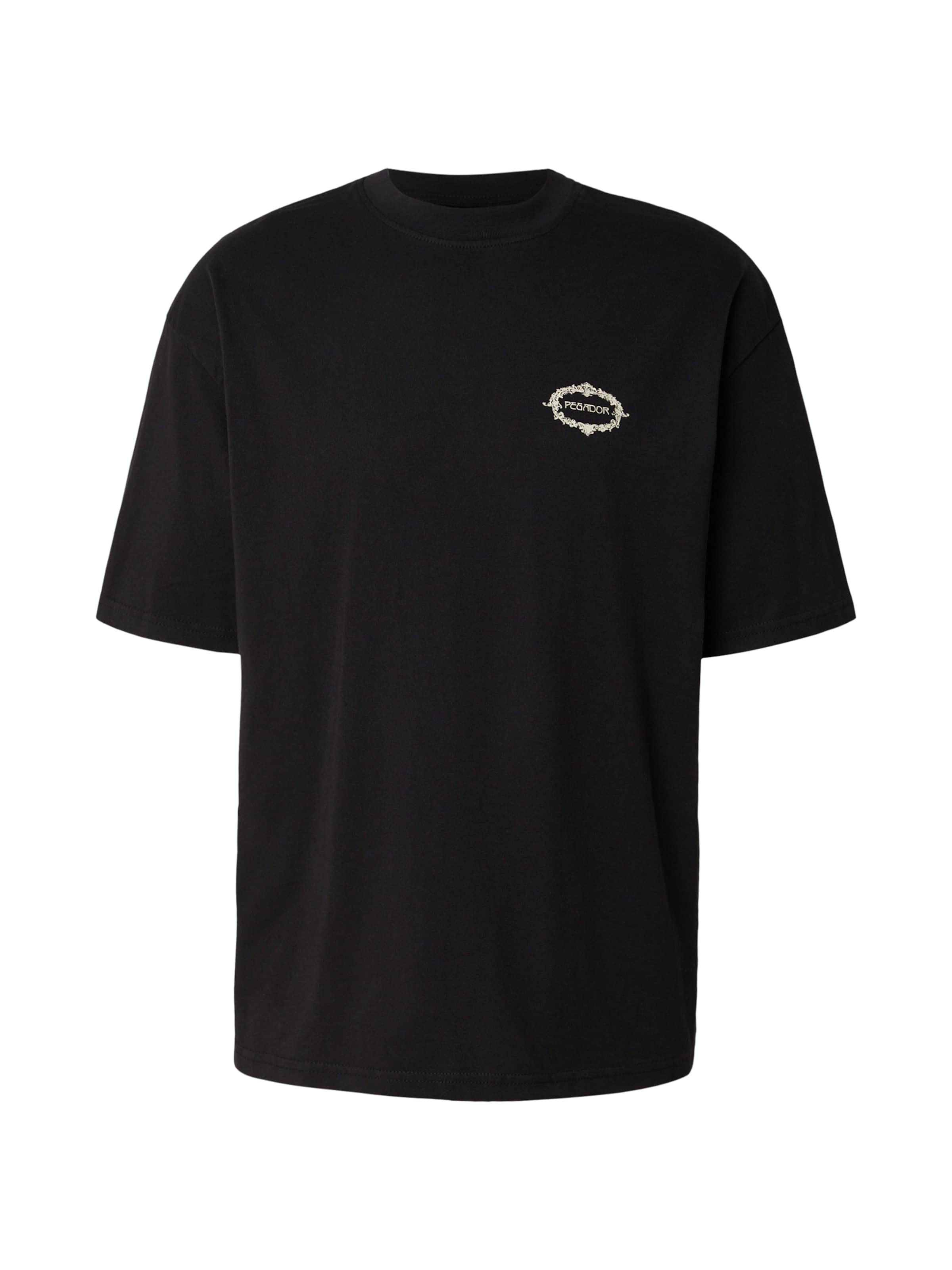 Pegador Μπλουζάκι 'Reine' σε ανοικτό κίτρινο / μαύρο, Άποψη προϊόντος