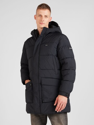 Veste d’hiver Calvin Klein en noir : devant