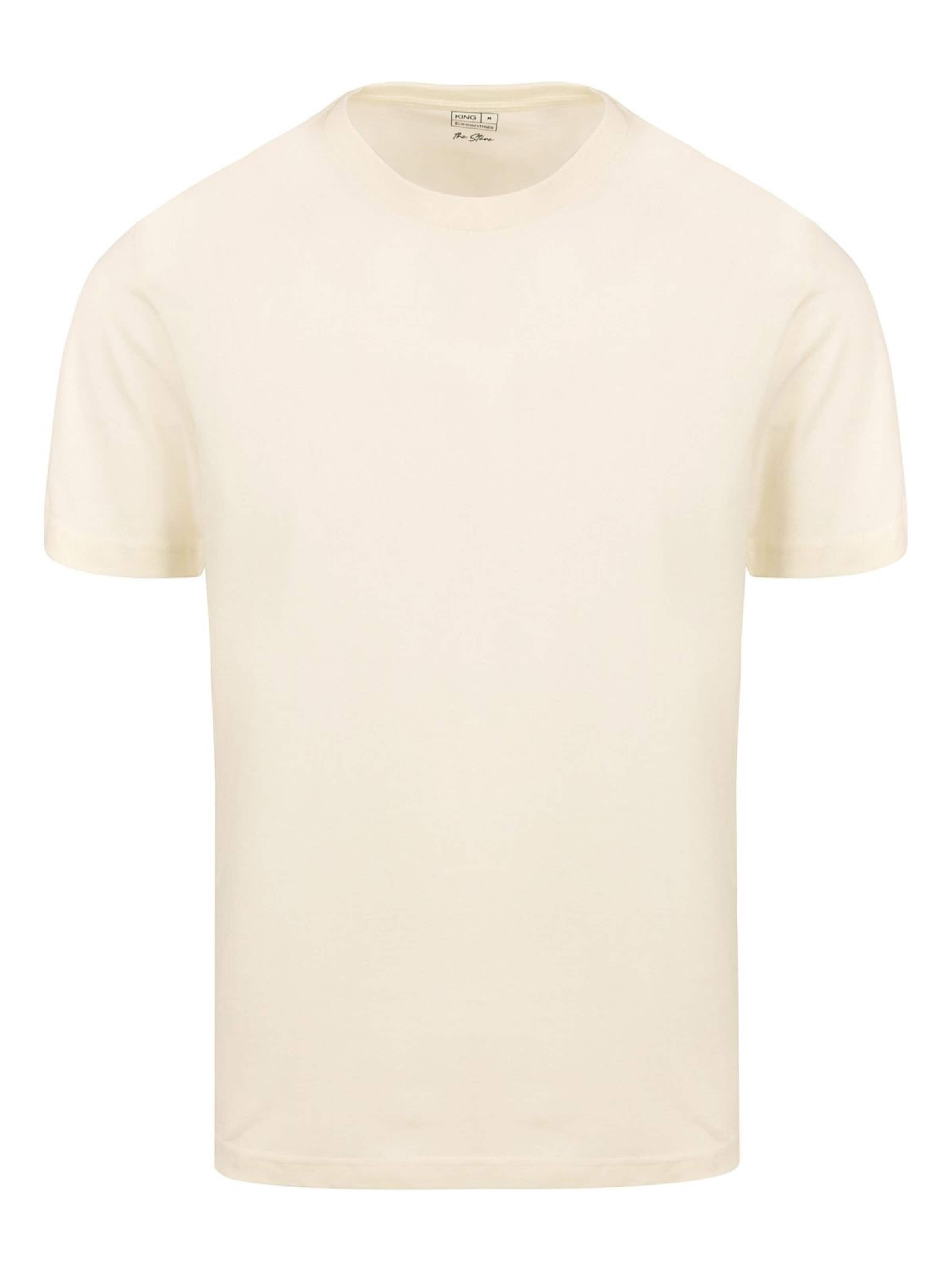 KING Essentials Shirt 'The Steve'‌‌‌ in Weiß: Vorderseite