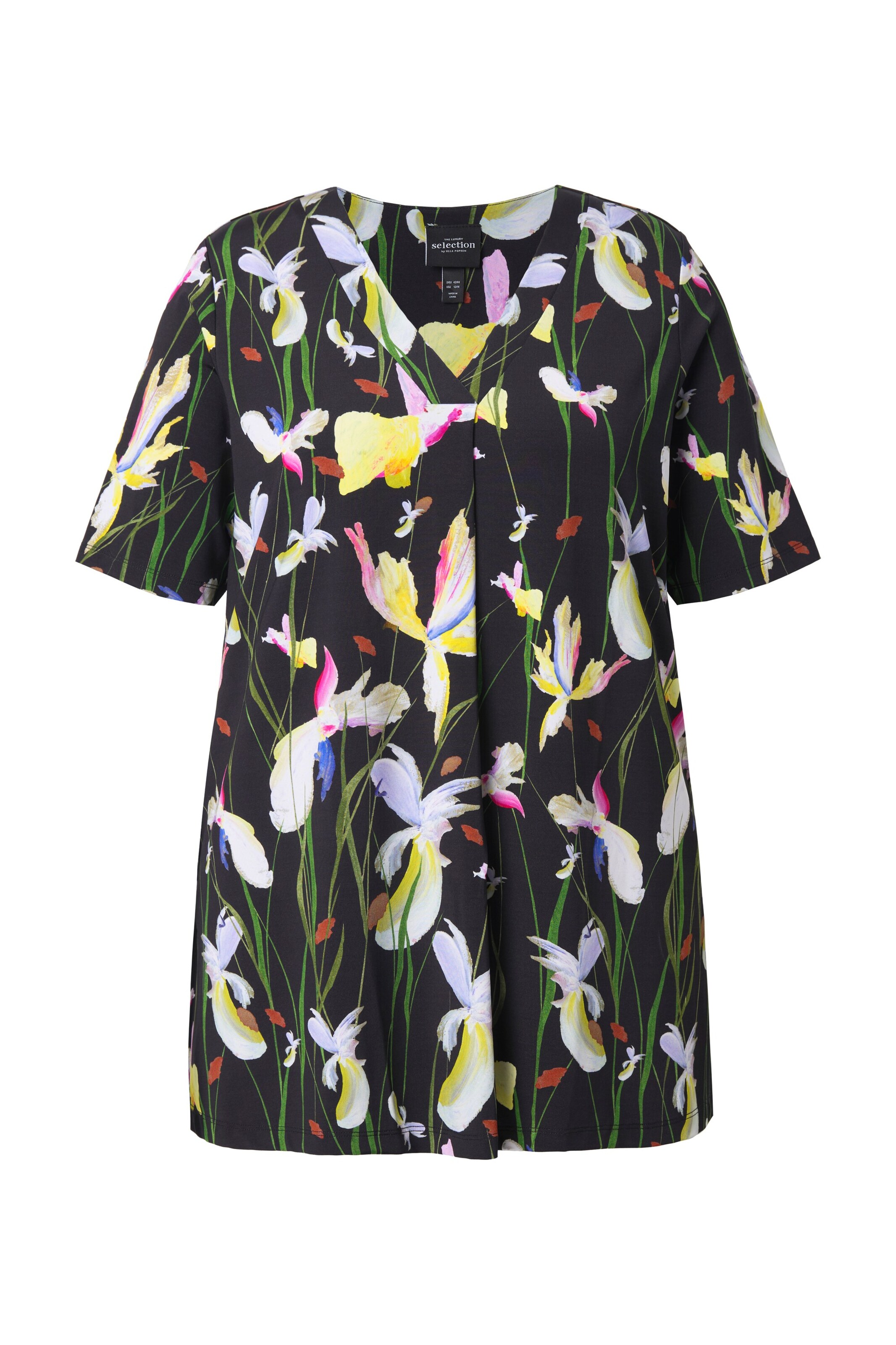 Ulla Popken Shirt in Black: front