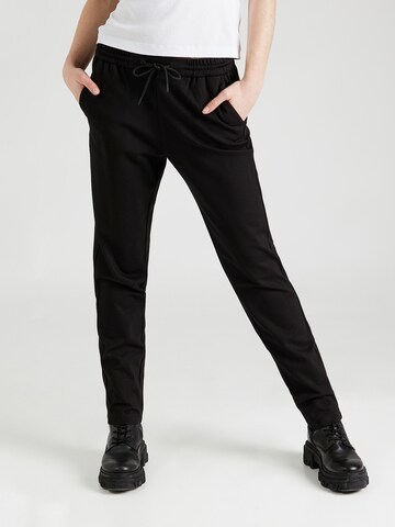 s.Oliver - regular Pantalón en negro: frente