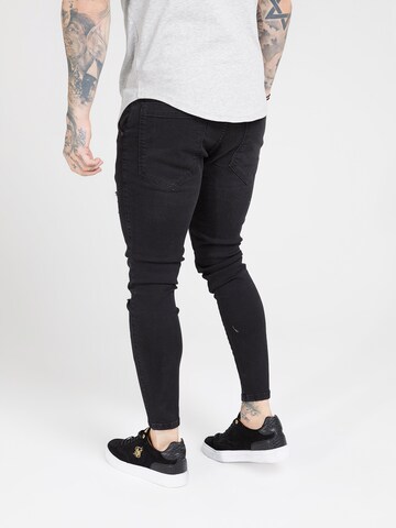 Skinny Jeans di SikSilk in nero