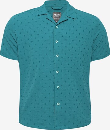 Campus Sutra Regular fit Button Up Shirt 'Graham' in Green: front