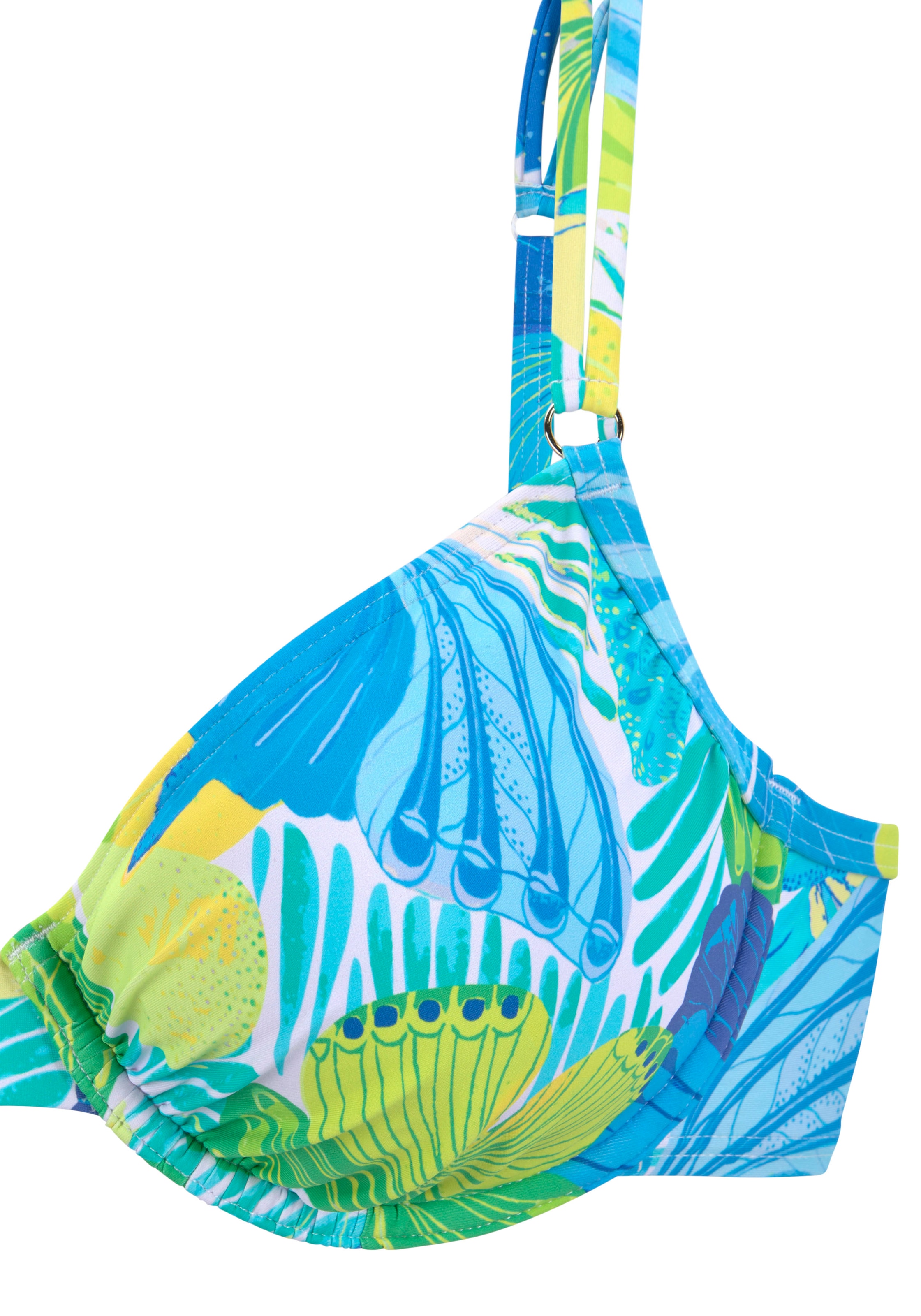 SUNSEEKER T-shirt Bikini top in Blue