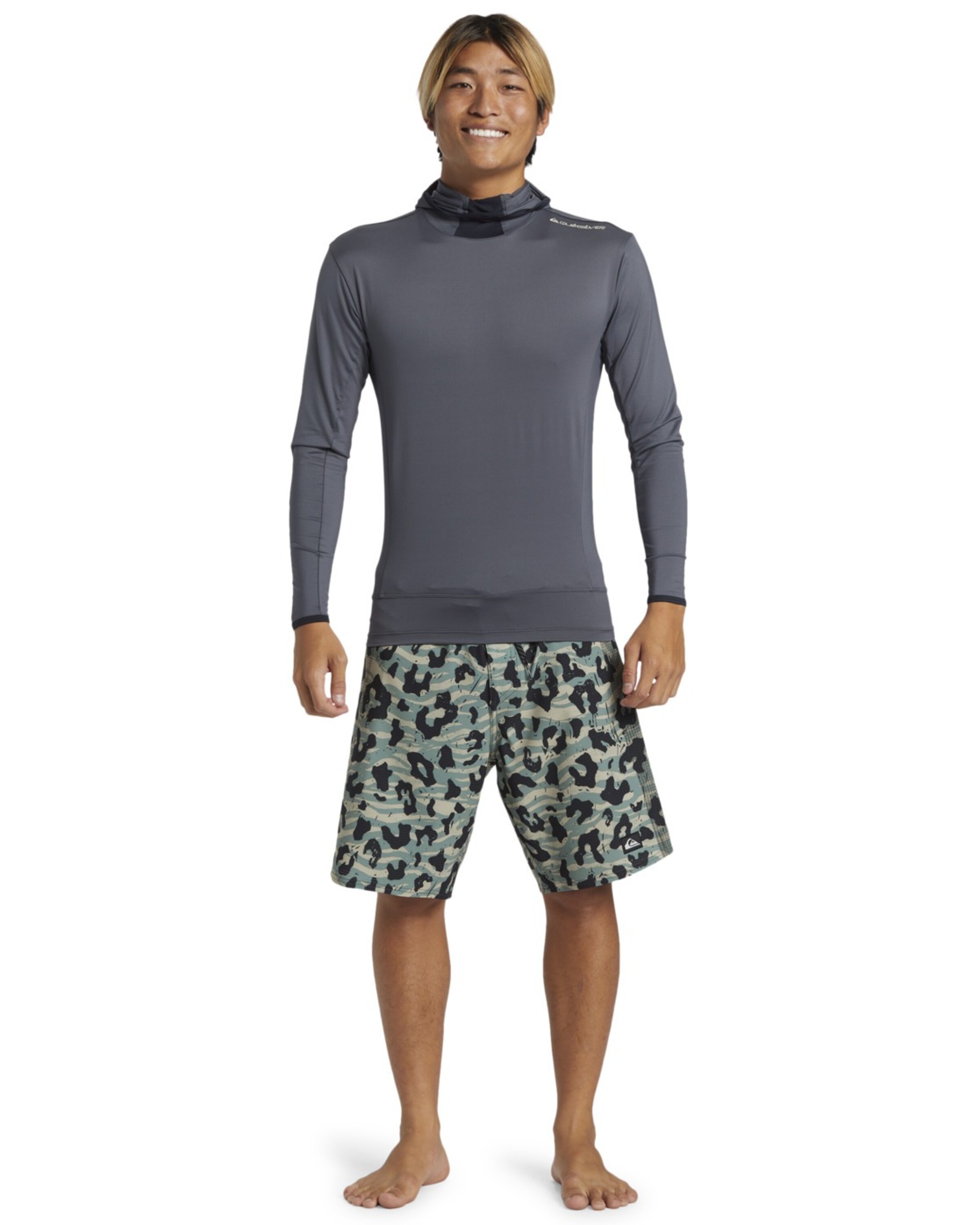 QUIKSILVER Funktionsshirt 'Weste Highline' in Grau