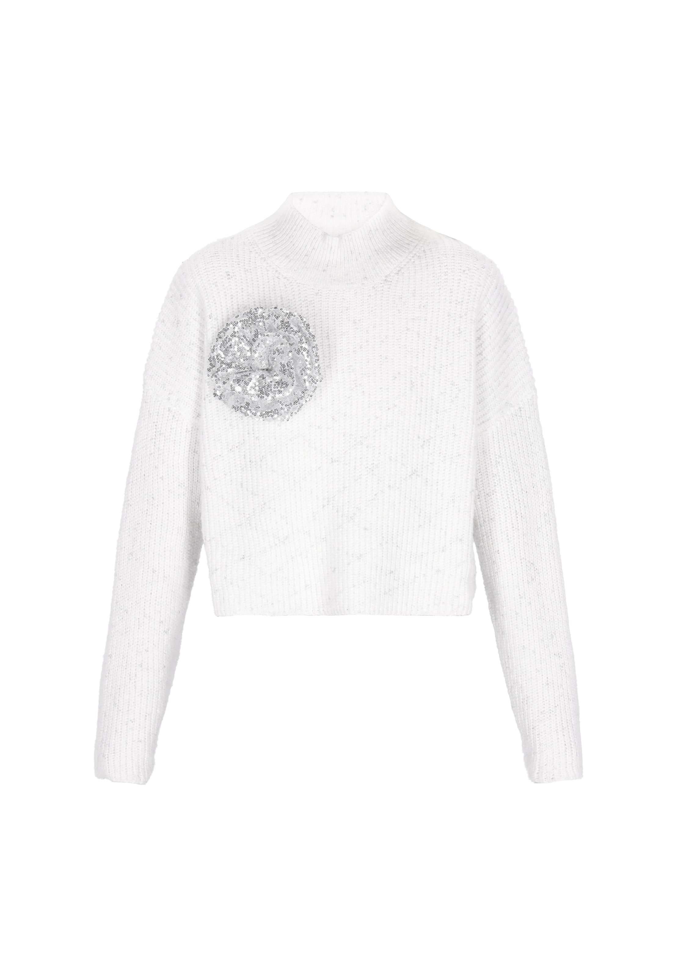 DreiMaster Vintage Sweater in White: front
