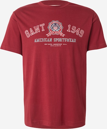 GANT Футболка в Красный: спереди