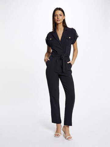 Morgan Jumpsuit in Blauw: voorkant