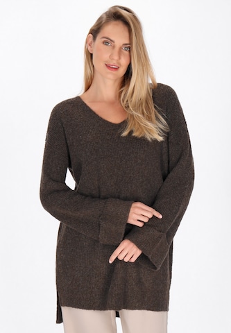 usha WHITE LABEL - Jersey en marrón: frente