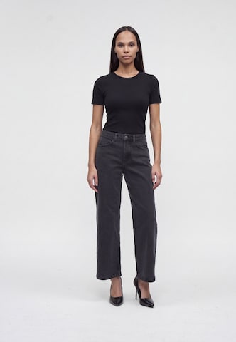 Vero Moda Petite Wide Leg Farkut 'VMTHEA' värissä harmaa: etupuoli