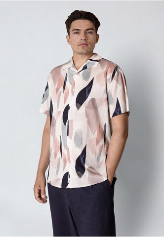 Regular fit Camicia 'Bowling Ebbe' di Clean Cut Copenhagen in rosa: frontale