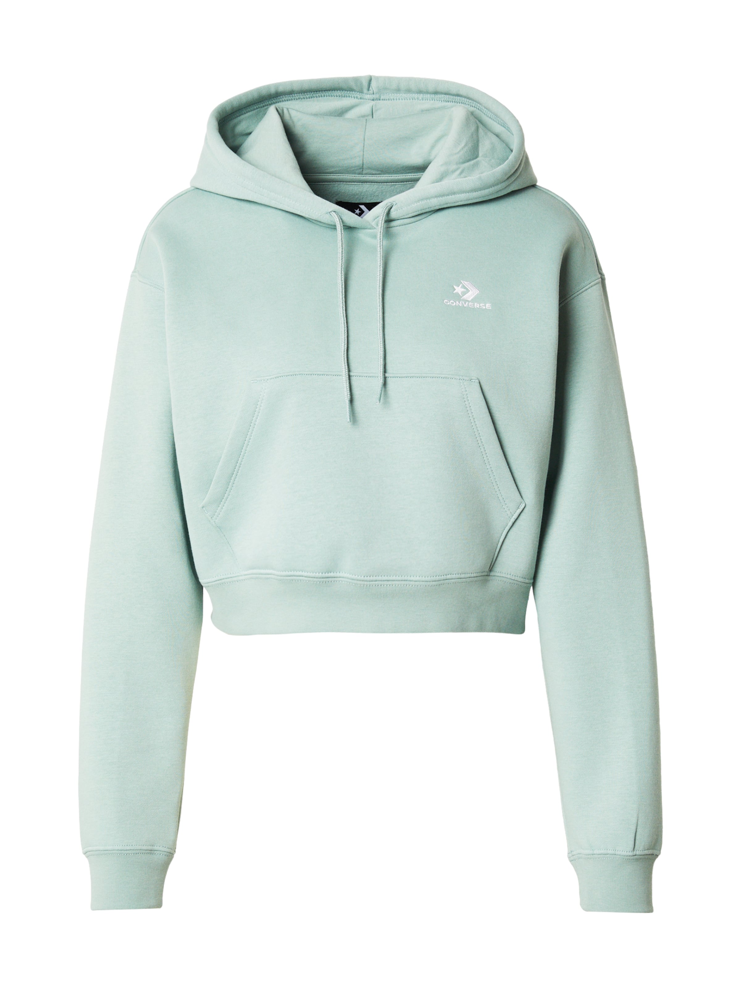 žalia CONVERSE Megztinis be užsegimo: priekis