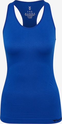 Hummel Sporttop 'Tif' in Blau: Vorderseite