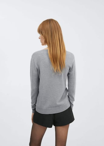 MANGO Sweater 'Serranov' in Grey