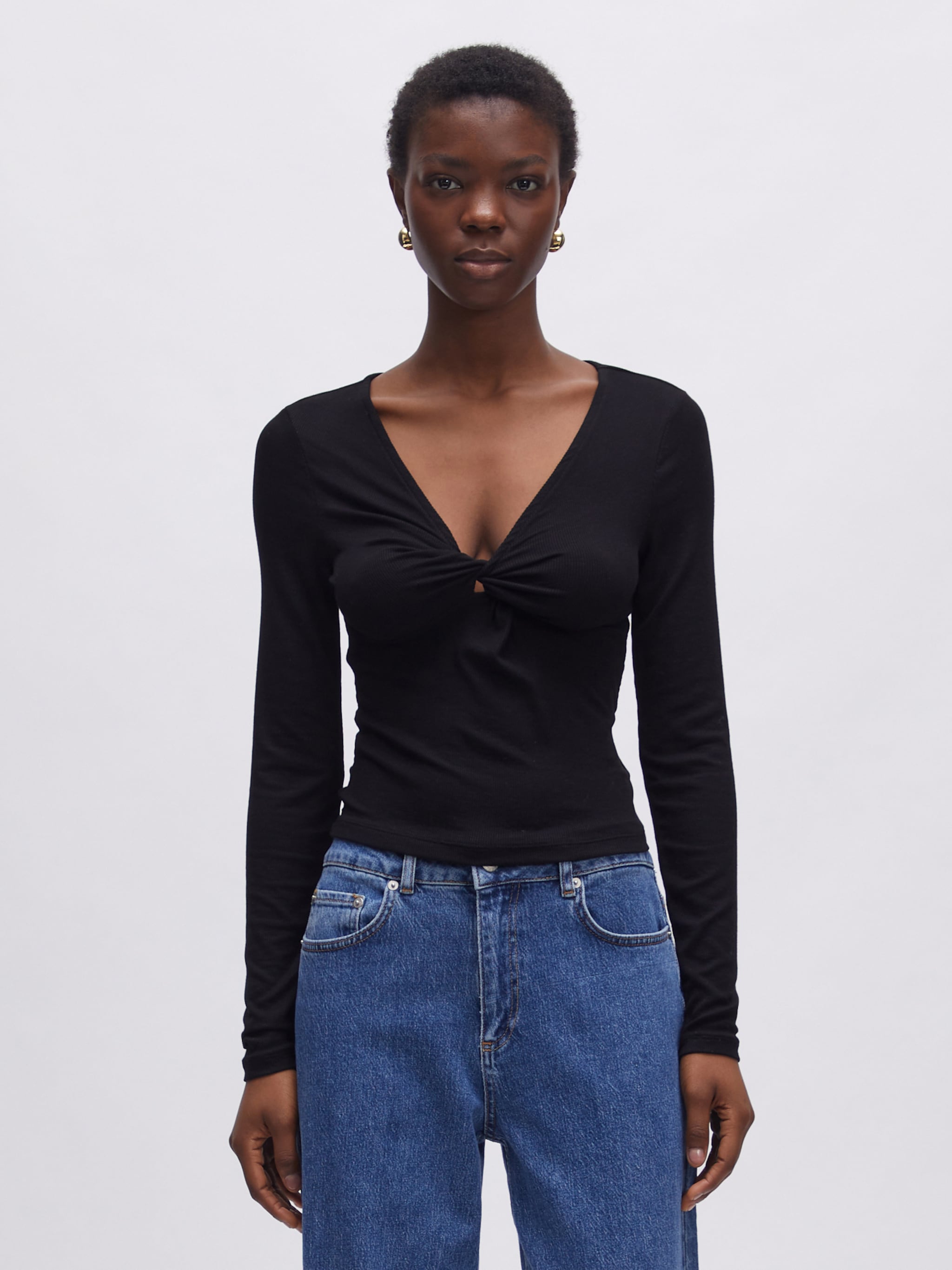 EDITED Shirt 'Vibeke' Zwart