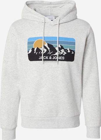 balta JACK & JONES Megztinis be užsegimo 'JWHPEAK': priekis