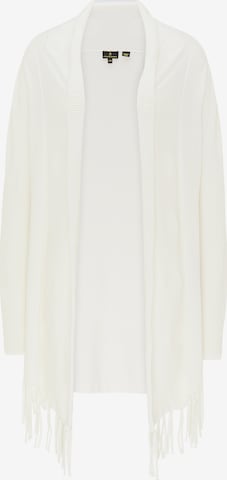 DreiMaster Klassik Плетена жилетка в бяло: отпред