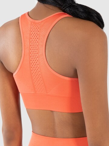Smilodox Bralette Sports bra 'Aware' in Orange