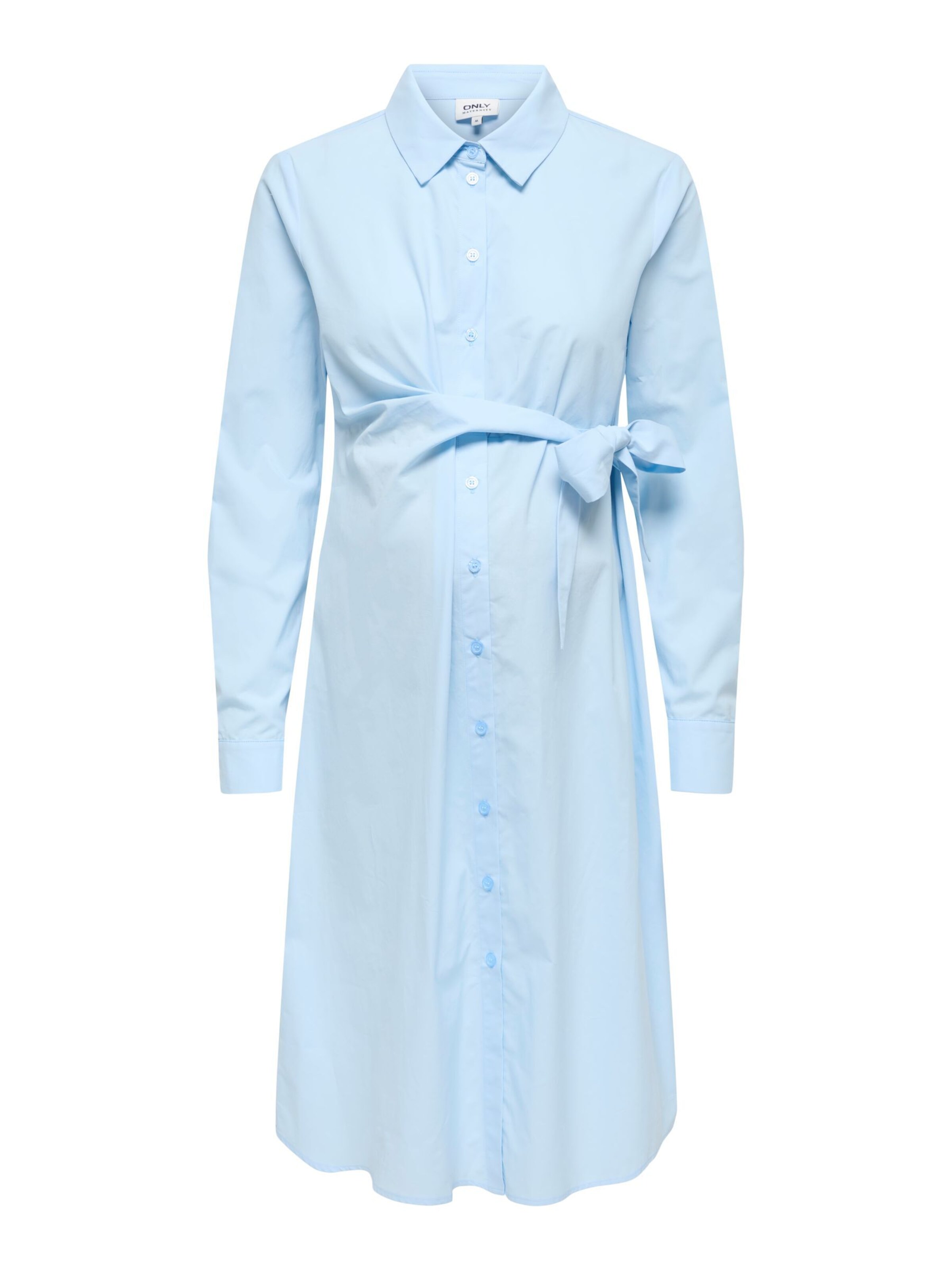 Only Maternity - Vestido camisero 'OLMCassi' en azul: frente