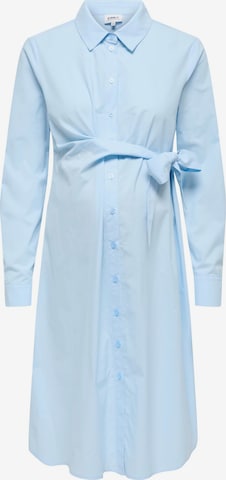 Only Maternity - Vestido camisero 'OLMCassi' en azul: frente