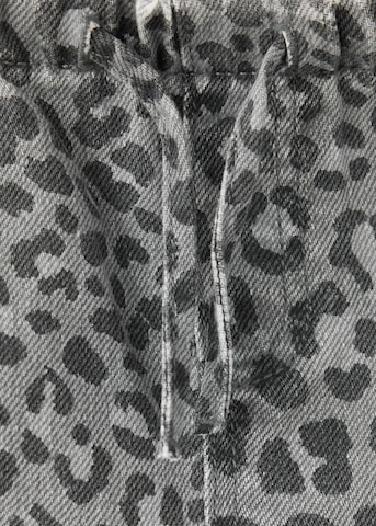 MANGO KIDS Loosefit Jeans in Grijs