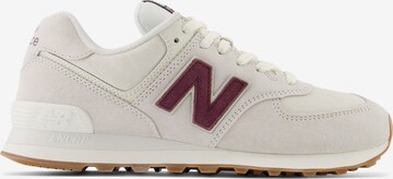 Baskets basses '574' new balance en blanc