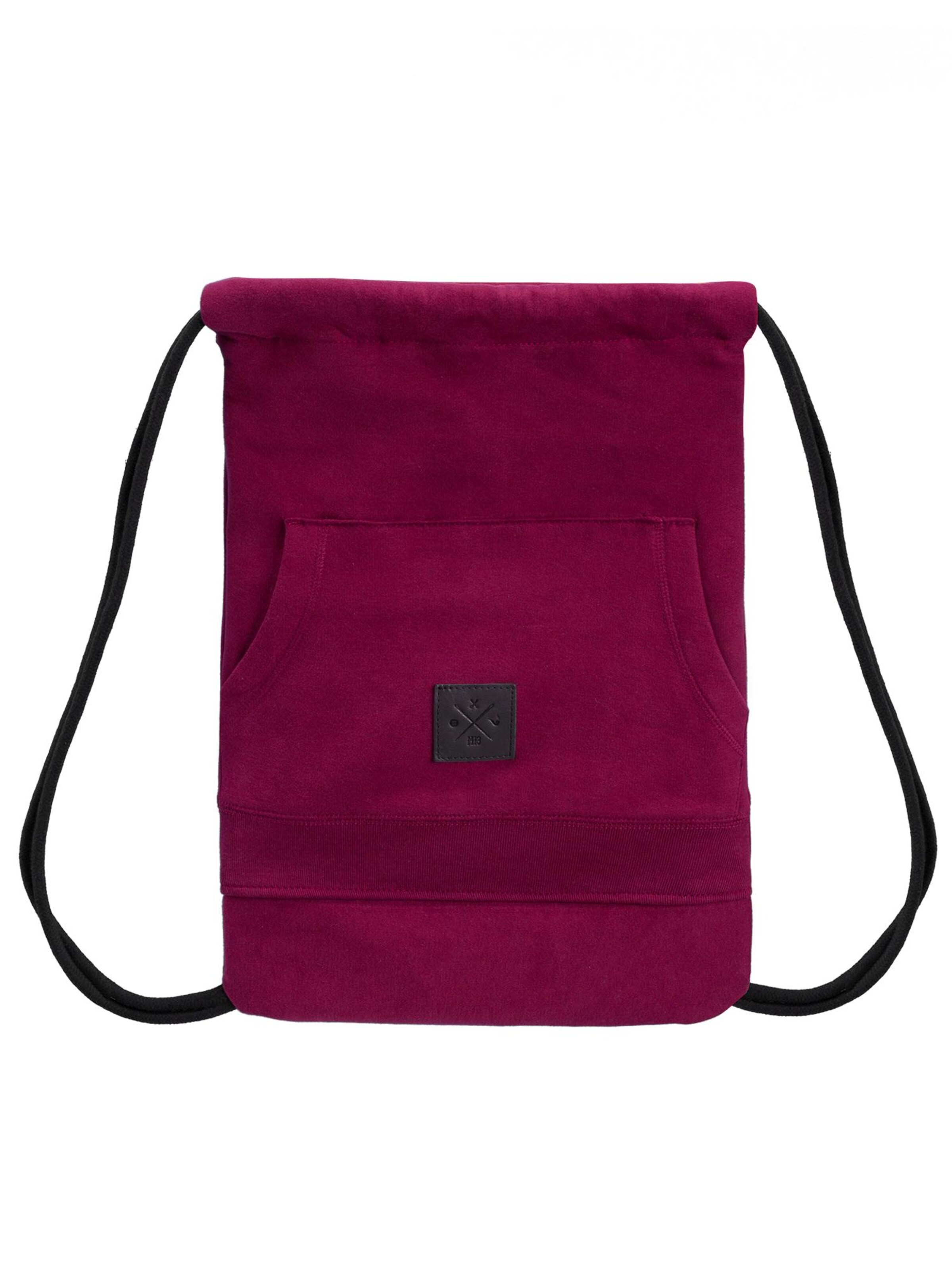 Manufaktur13 Athletic Gym Bag 'Hoodie' in Red: front