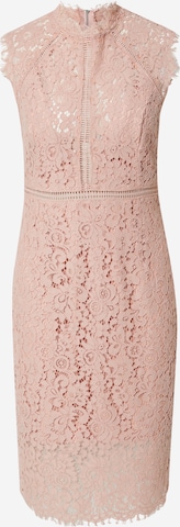 Bardot Dress in Pink: front