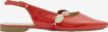 Desa Slingback pumps 'Ballerinas' in Red: front
