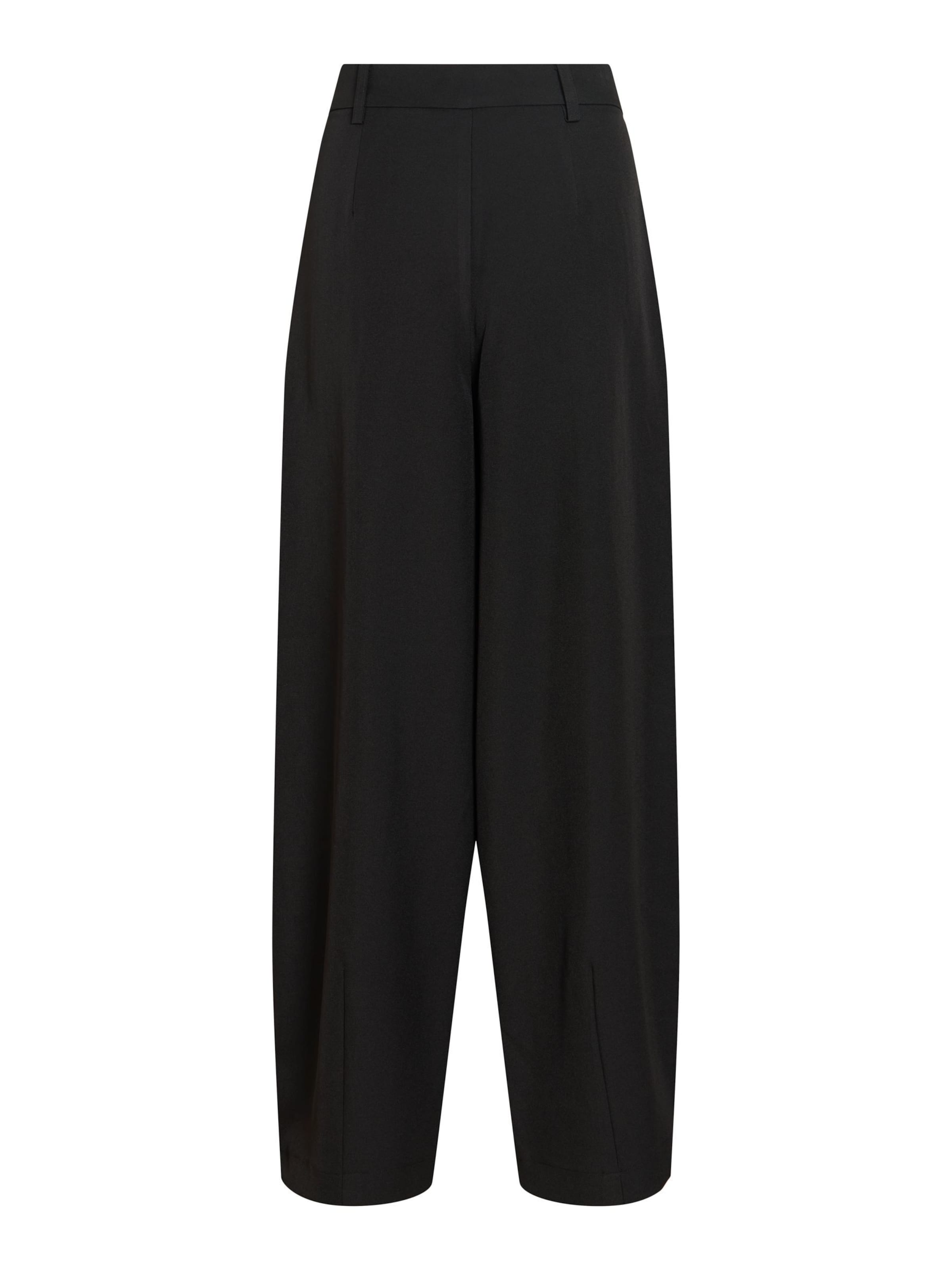 VILA Vat Bandplooibroek 'VIHelen' in Zwart