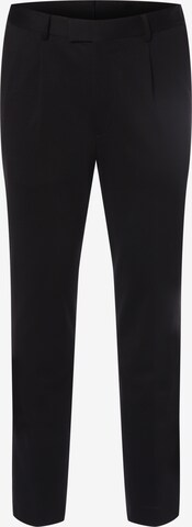 JOOP! Slim fit Pleat-Front Pants 'Bird' in Black: front