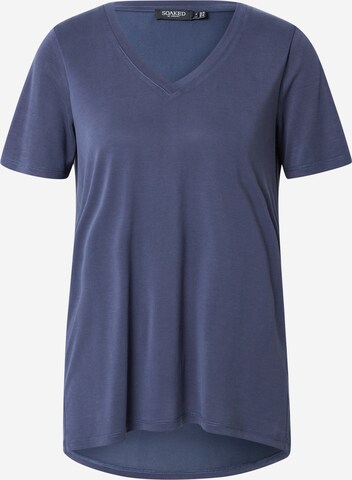 SOAKED IN LUXURY - Camiseta 'Columbine' en azul: frente