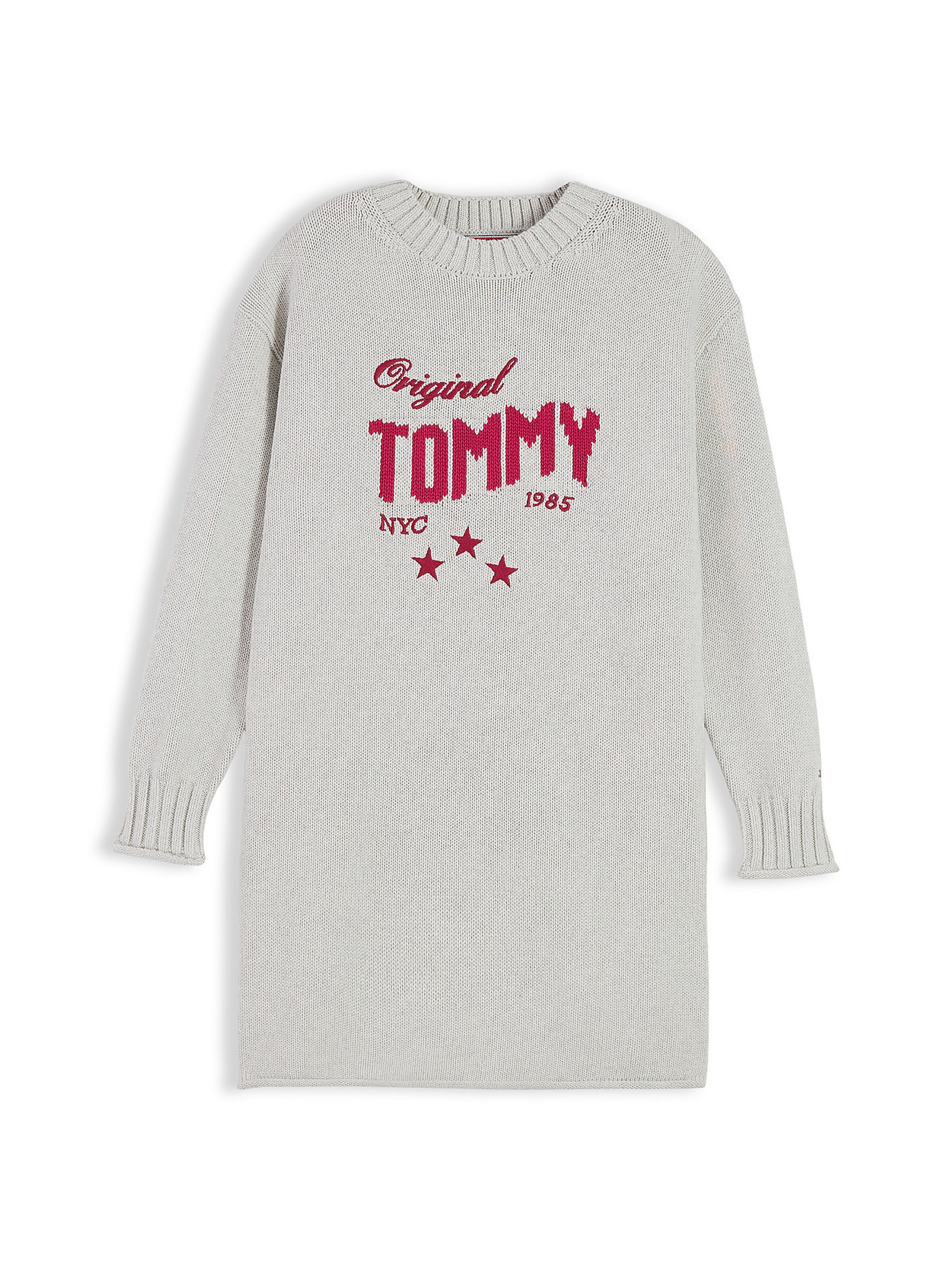 Robe TOMMY HILFIGER en gris : devant